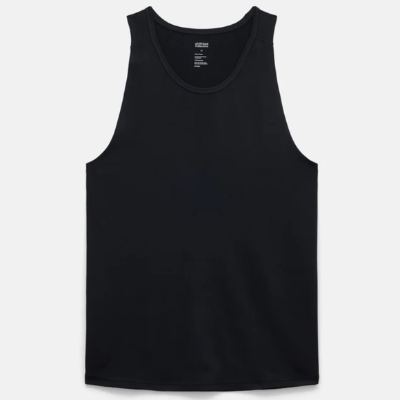 Girlfriend Collective NWT Black ReSet Relaxed Fit Tank Top - Picture 1 of 10